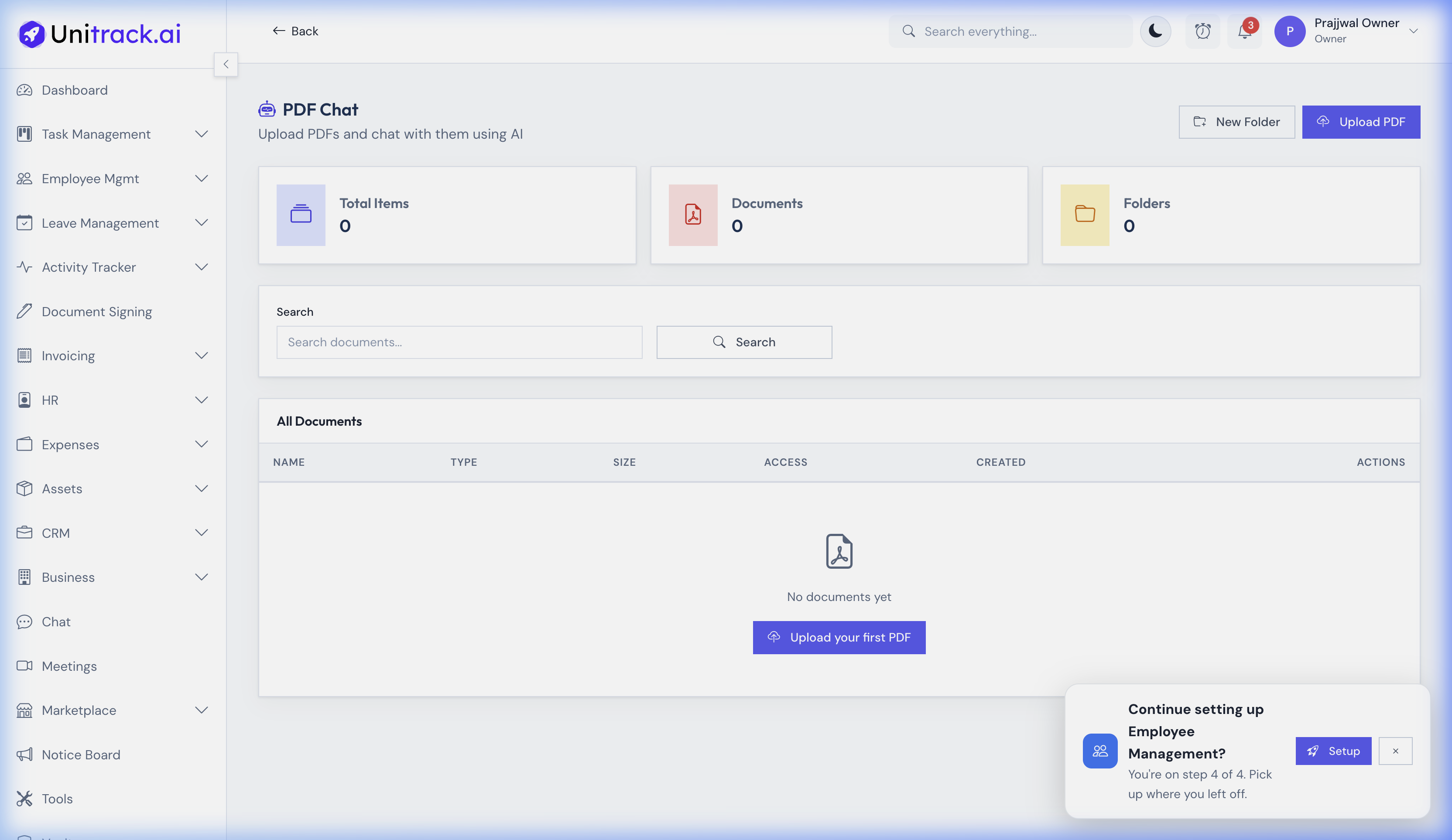 Knowledge Base Dashboard
